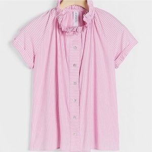 Anthropologie Amadi Tansey Ruffle Buttondown for Anthropologie